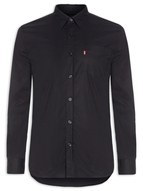 Camisa Masculina Classic Standard - Preto Camisa Masculina Classic Standard - Preto