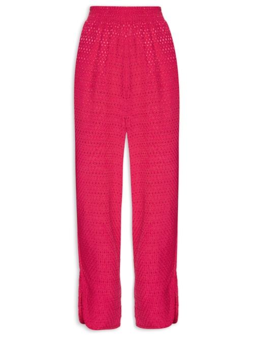 Calça Feminina Cigarrete Losangos - Rosa