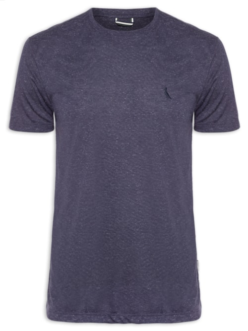 Camiseta New Linho - Azul