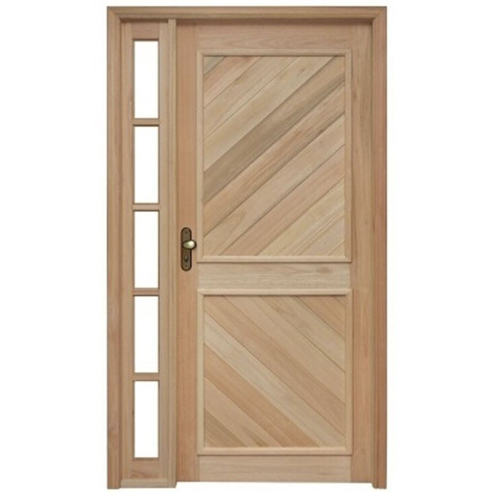 Kit Porta de Madeira Eucalipto Rondosul P12, Abertura à Direita 213x119 cm Kit Porta de Madeira Eucalipto Rondosul P12, Abertura à Direita 213x119 cm