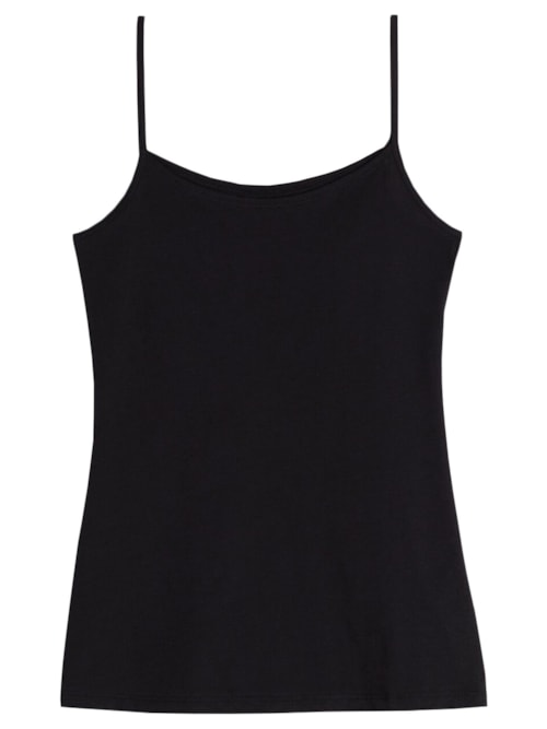 Blusa De Algodão Supima® Extrafino - Preto Blusa De Algodão Supima® Extrafino - Preto