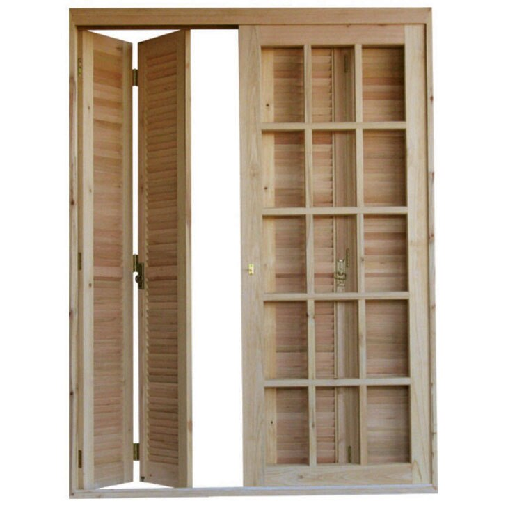 Porta Janela Pantográfica Rondosul Eucalipto, 180 x 213 cm Porta Janela Pantográfica Rondosul Eucalipto, 180 x 213 cm
