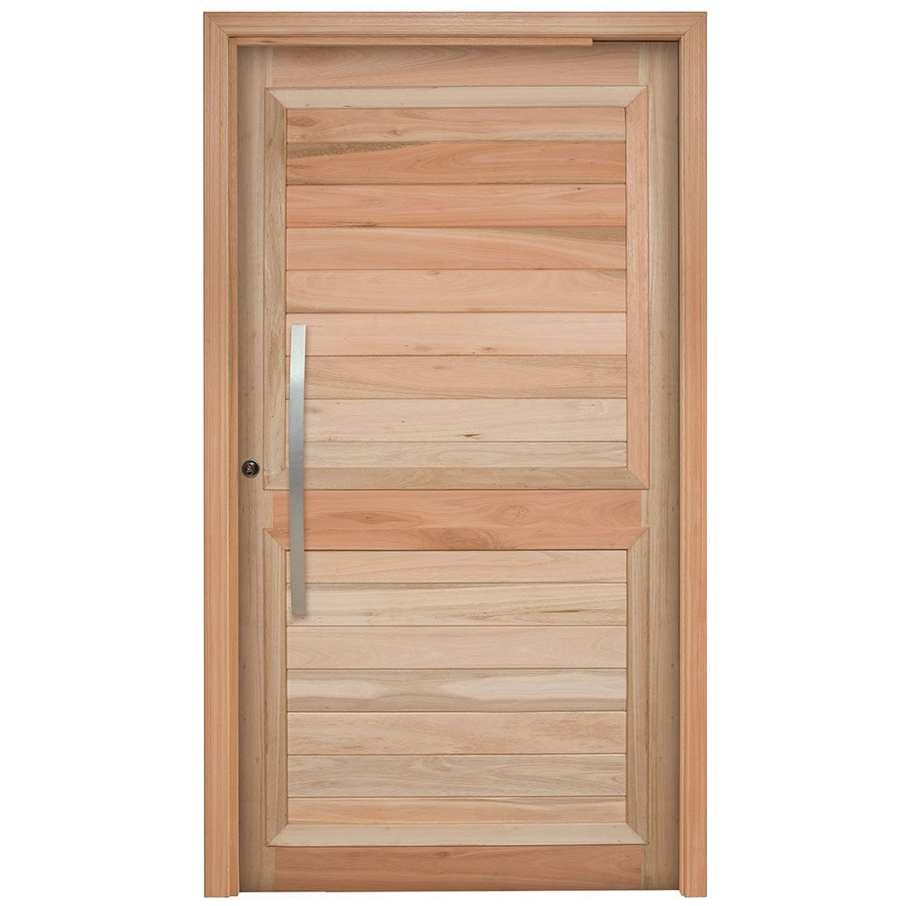Kit Porta Pivotante Eucalipto, Com Puxador, Rondosul P33 , 107 x 217 cm