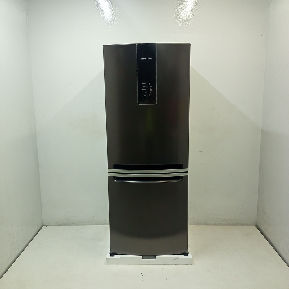 Geladeira Brastemp Eclipse Collection Frost Free Inverse A+++ 447 Litros Cor Black Inox Com Smart Flow E Fresh Box - Bre57febs3_Wbom_Je6533973 220V