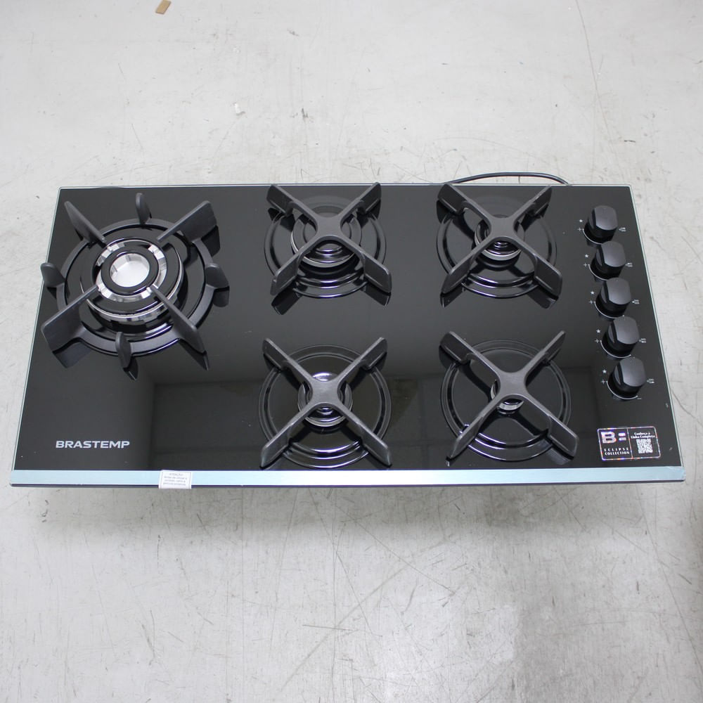 Cooktop 5 Bocas Brastemp Eclipse Collection Com Quadrichama - Bdd86apus3_Wbom_Ce6557112 Bivolt Cooktop 5 Bocas Brastemp Eclipse Collection Com Quadrichama - Bdd86apus3_Wbom_Ce6557112 Bivolt