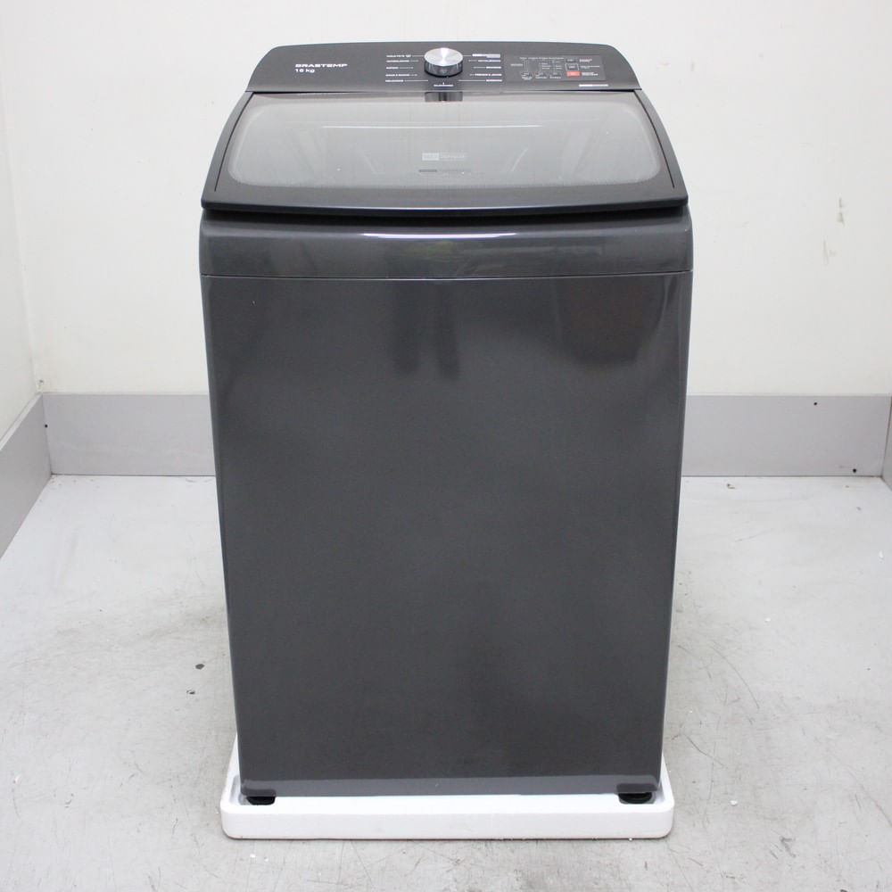 Máquina De Lavar Brastemp 16Kg Cinza Platinum Com Tecnologia Flex Wash E Ciclo Tira Manchas Advanced - Bwy16a9bs2_Wotimo_Ce6076622 220V