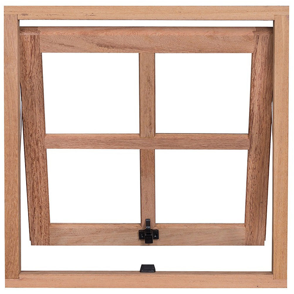 Janela de Madeira Angelim Rondosul Maxim-Ar MP61, 80 x 60 cm Janela de Madeira Angelim Rondosul Maxim-Ar MP61, 80 x 60 cm