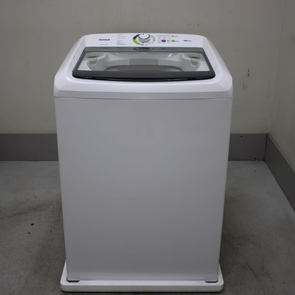 Máquina De Lavar Consul 18Kg Branca Com Lavagem Econômica E Ciclo Edredom - Cwk18abbs2_Wotimo_Ce6046564 220V