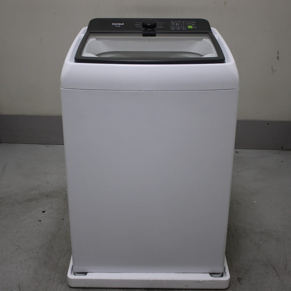 Máquina De Lavar Consul 15Kg Branca Com Modo Eco - Cwn15abas3_Wbom_Ce6631545 110V