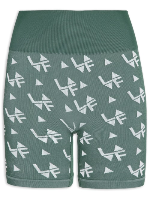 Short Feminino Seamless Jacquard - Verde