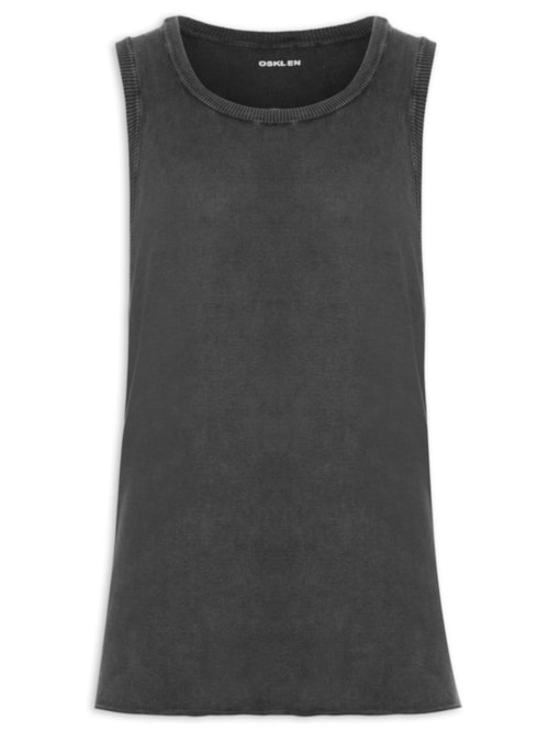 Regata Masculina Double Tricot Stone - Cinza Regata Masculina Double Tricot Stone - Cinza