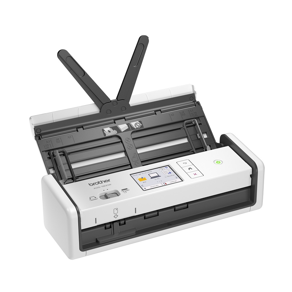 Scanner de Mesa Brother ADS-1800W Wi-Fi USB Duplex - Branco