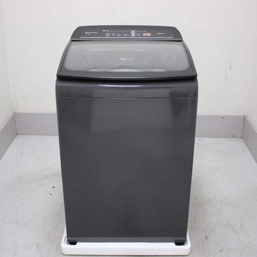 Máquina De Lavar Brastemp 15Kg Cinza Platinum Com Timer Pro - Bwt15a9as2_Wotimo_Ce6073700 110V