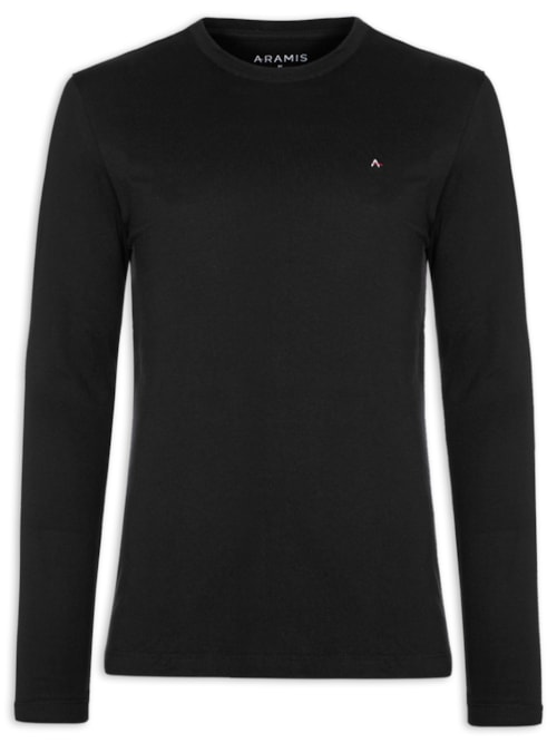 Camiseta Masculina Básica - Preto Camiseta Masculina Básica - Preto
