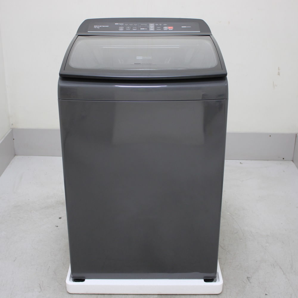 Máquina De Lavar Brastemp 15Kg Cinza Platinum Com Timer Pro - Bwt15a9as2_Wotimo_Ce6046562 110V