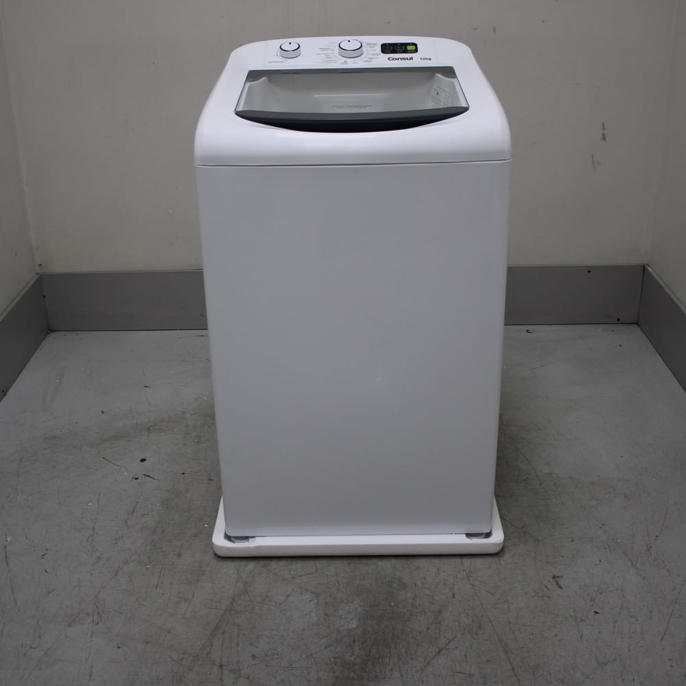 Máquina De Lavar Branca Consul 12Kg Com Dosagem Econômica E Ciclo Edredom - Cwm12abas3_Wbom_Ce6129216 110V