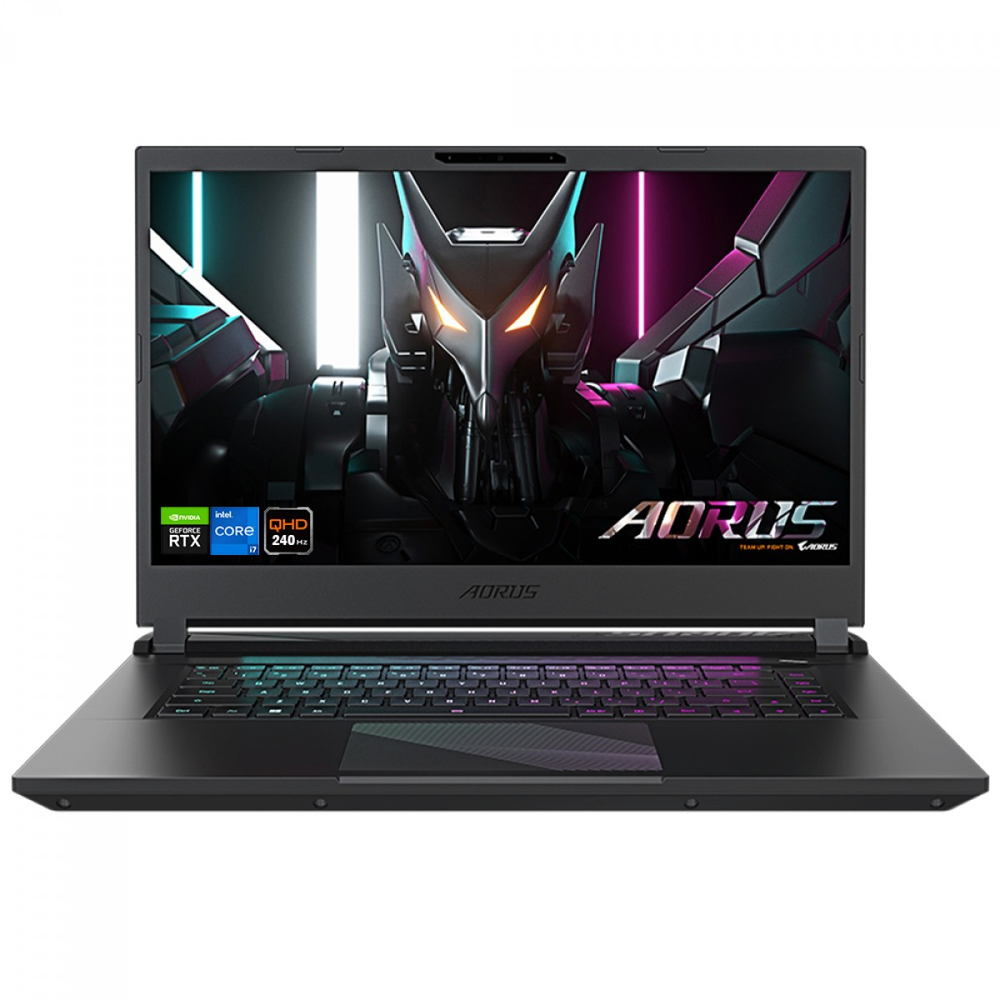 Notebook Gamer Gigabyte Aorus 17 BSF Intel Core i7 13700H SSD 1TB M.2 16GB DDR5 17,3" QHD RTX 4070 8GB Win 11 Home - BSF-73BR654SH