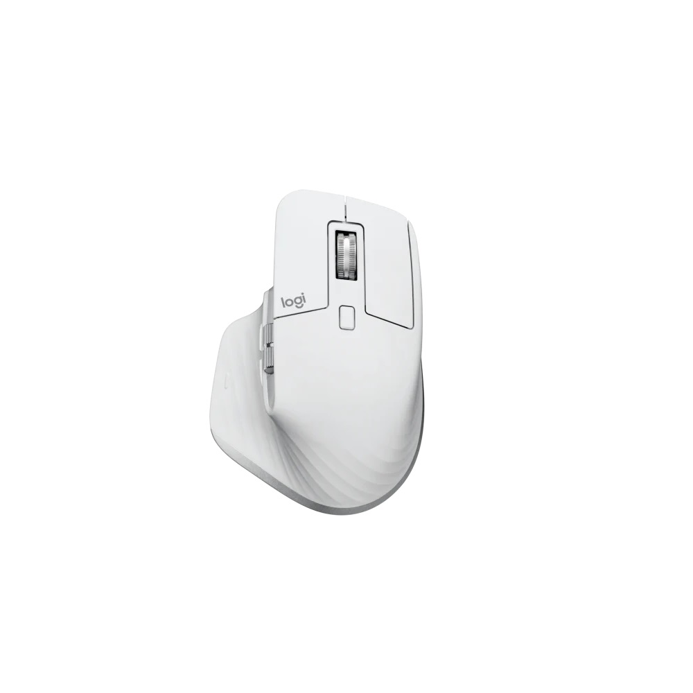 Mouse Logitech MX Master 3S 7 Botões 8000 DPI Bluetooth Wireless - Cinza Claro