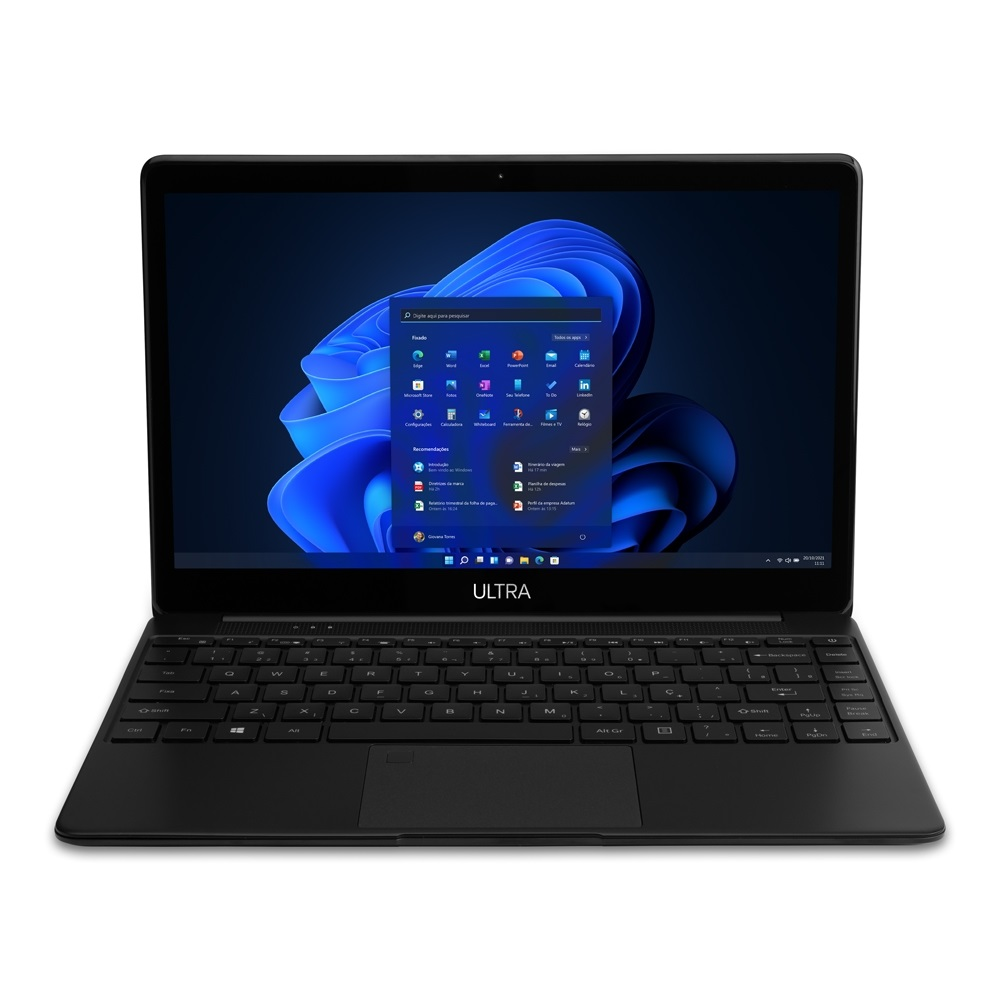 Notebook Multi Ultra Intel Core i5 1135G7 8GB DDR4 256GB SSD Windows 10 Pro 14.1 FHD - Preto