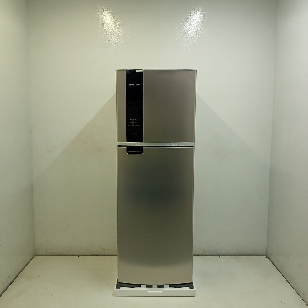 Geladeira Brastemp Frost Free Duplex 375 Litros Cor Inox Com Espaço Adapt - Brm45jkbs2_Wotimo_Je6585984 220V Geladeira Brastemp Frost Free Duplex 375 Litros Cor Inox Com Espaço Adapt - Brm45jkbs2_Wotimo_Je6585984 220V