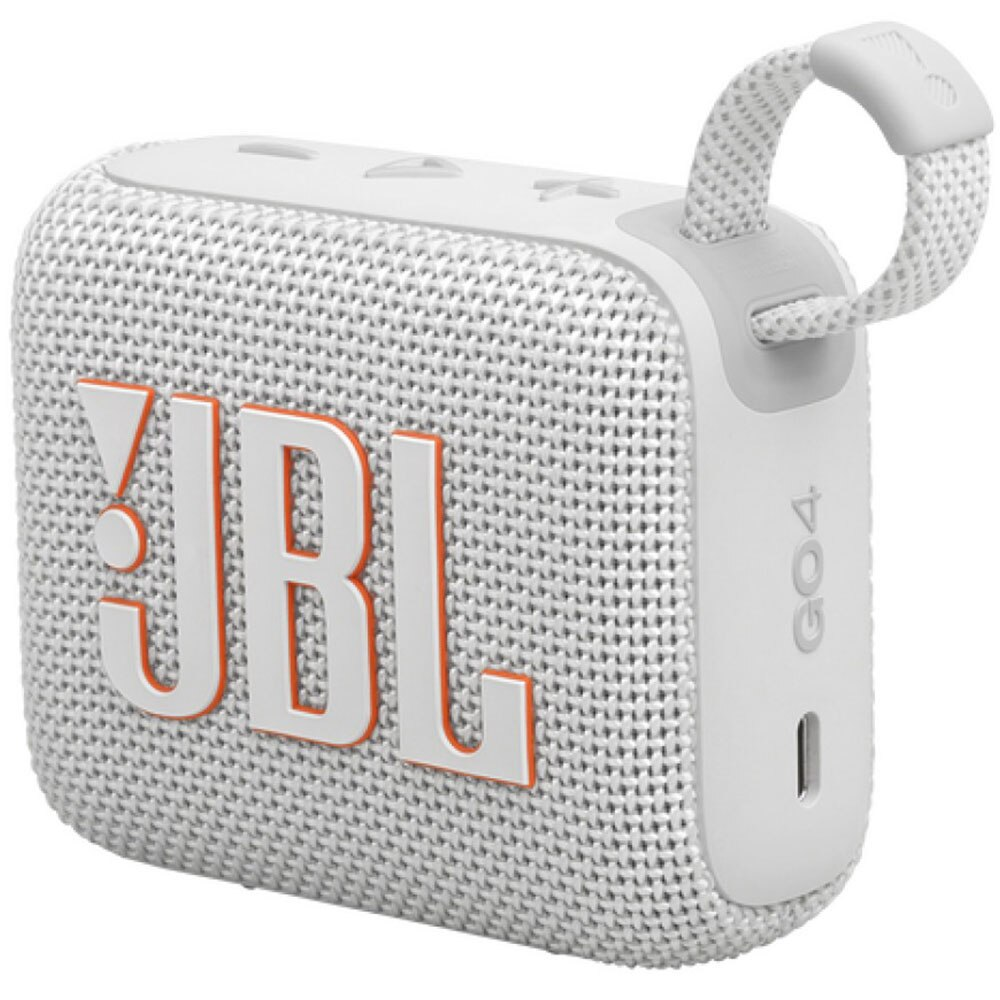 Caixa de Som JBL Go 4, Bluetooth, Branco