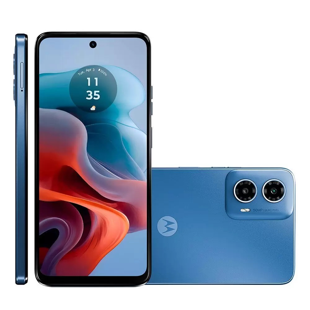 Smartphone Motorola Moto G34 5G 8GB RAM 128GB 6,5 FHD Android 14 - Azul