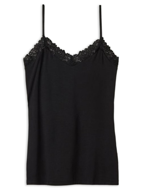 Blusa Em Micromodal Pretty Flowers - Preto Blusa Em Micromodal Pretty Flowers - Preto