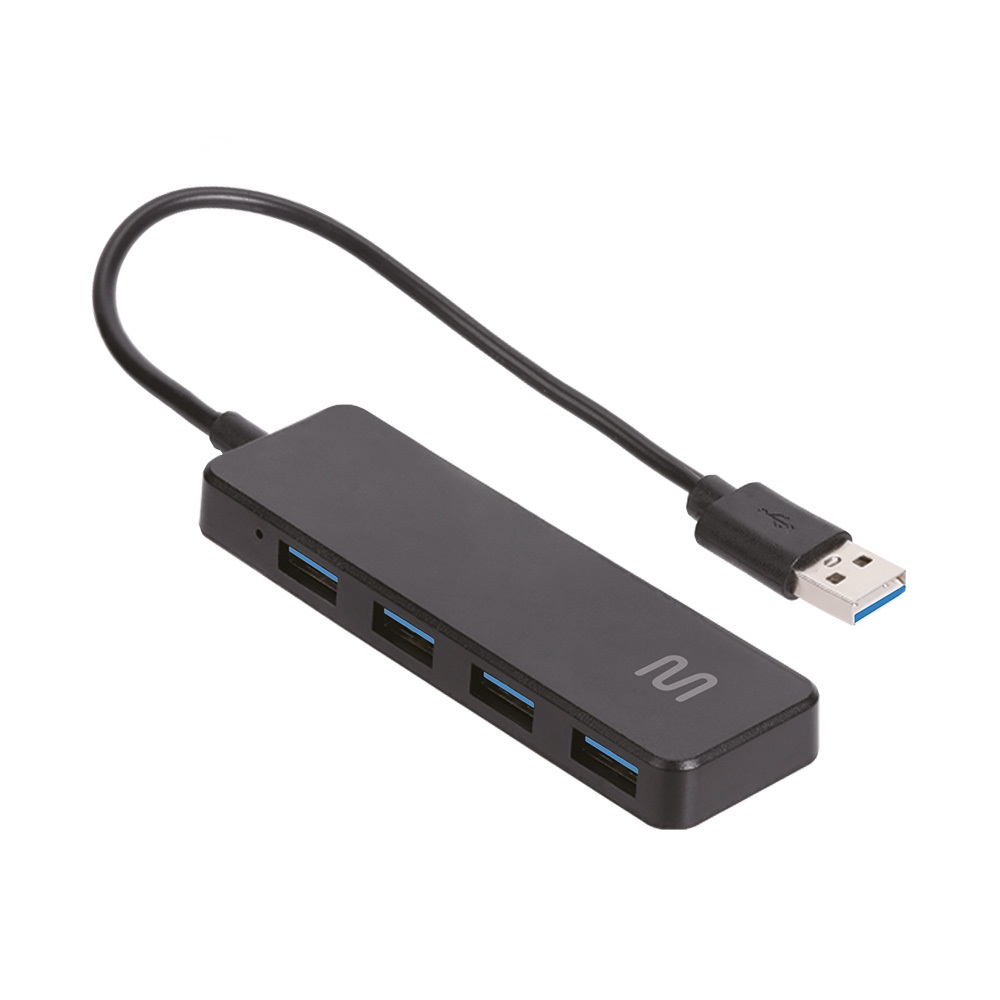 Hub USB 3.0 Multi AC444 4 Portas 5Gbps - Preto Hub USB 3.0 Multi AC444 4 Portas 5Gbps - Preto