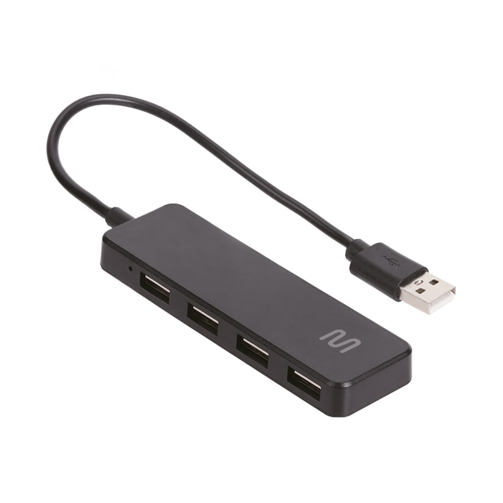 Hub Multi AC443 USB 2.0 C/ 4 Portas - Preto Hub Multi AC443 USB 2.0 C/ 4 Portas - Preto