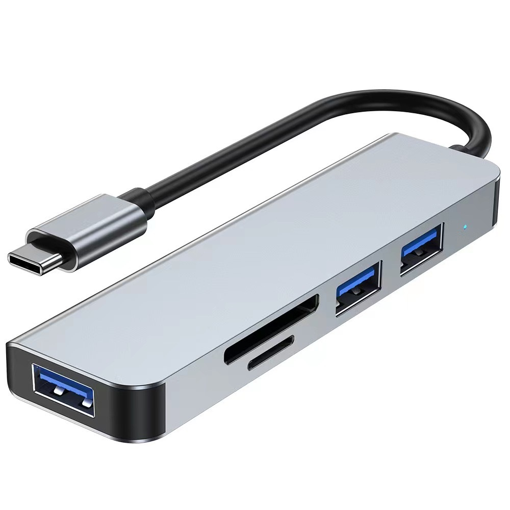Hub MD9 5 Portas USB 3.0 HDMI USB Tipo C Micro SD TF Card - 9562 Hub MD9 5 Portas USB 3.0 HDMI USB Tipo C Micro SD TF Card - 9562