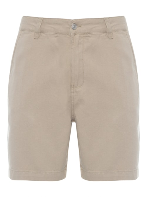 Bermuda Masculina Alfaiataria E-basics - Bege