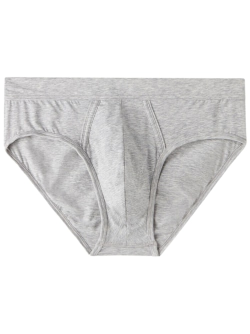 Cueca Slip Em Algodão Supima Natural Fresh - Cinza Cueca Slip Em Algodão Supima Natural Fresh - Cinza