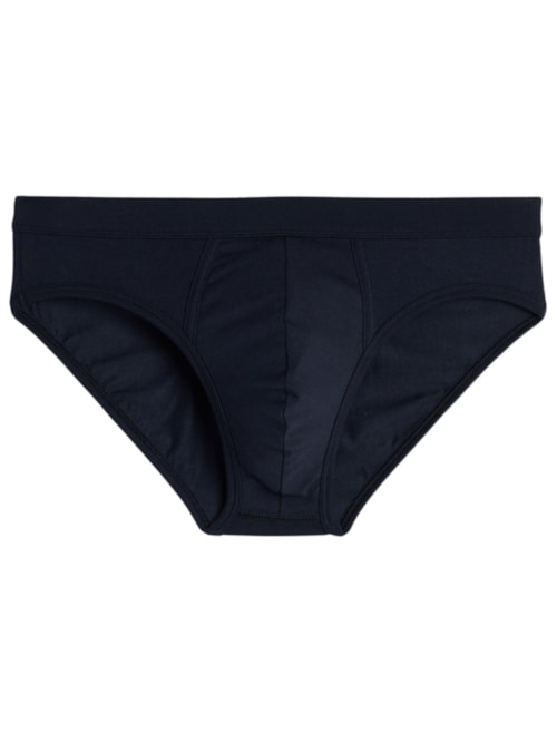 Cueca Slip Em Algodão Supima - Azul Cueca Slip Em Algodão Supima - Azul