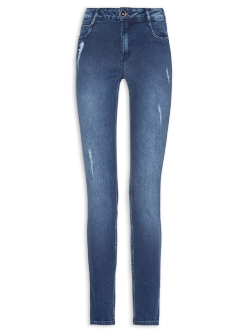 Calça Feminina Jeans Kim - Azul