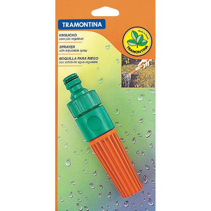 Esguicho para Mangueira Tramontina, Engate Rápido - 78515/500 Esguicho para Mangueira Tramontina, Engate Rápido - 78515/500