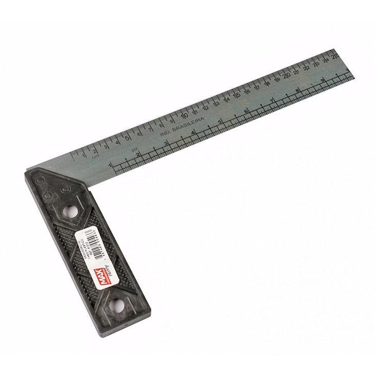 Esquadro de Aço Encruado Max 10 - 91010 Esquadro de Aço Encruado Max 10 - 91010