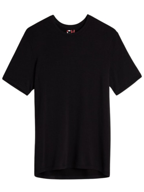 Camiseta Lisa De Modal Cashmere - Preto Camiseta Lisa De Modal Cashmere - Preto