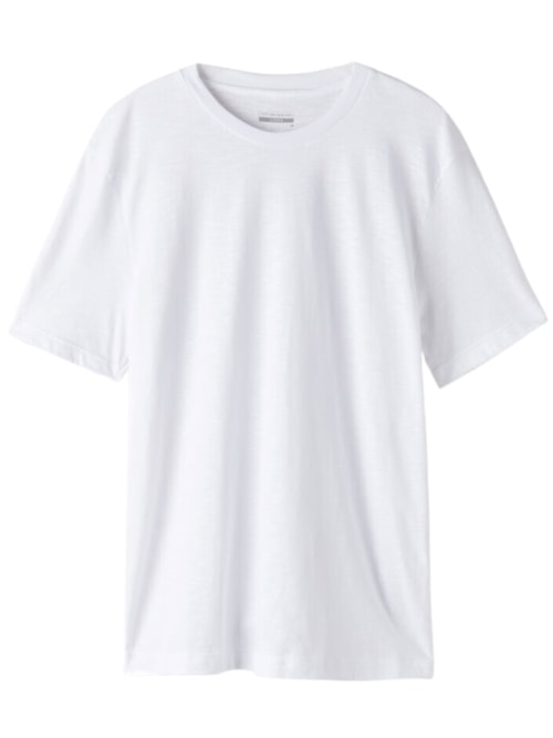 Camiseta Em Algodão Slub - Branco Camiseta Em Algodão Slub - Branco