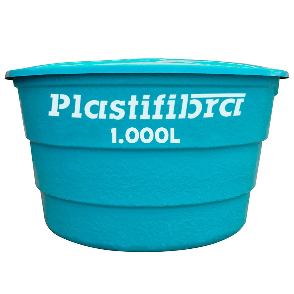 Caixa d'água 1.000 Litros Plastifibra Redonda, Fibra de Vidro Caixa d'água 1.000 Litros Plastifibra Redonda, Fibra de Vidro