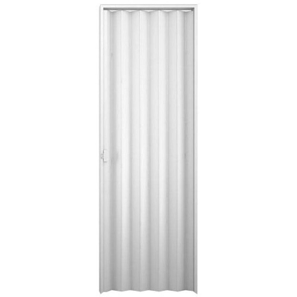 Porta Sanfonada Interna Plasbil PVC Cinza, 210 x 80 cm Porta Sanfonada Interna Plasbil PVC Cinza, 210 x 80 cm