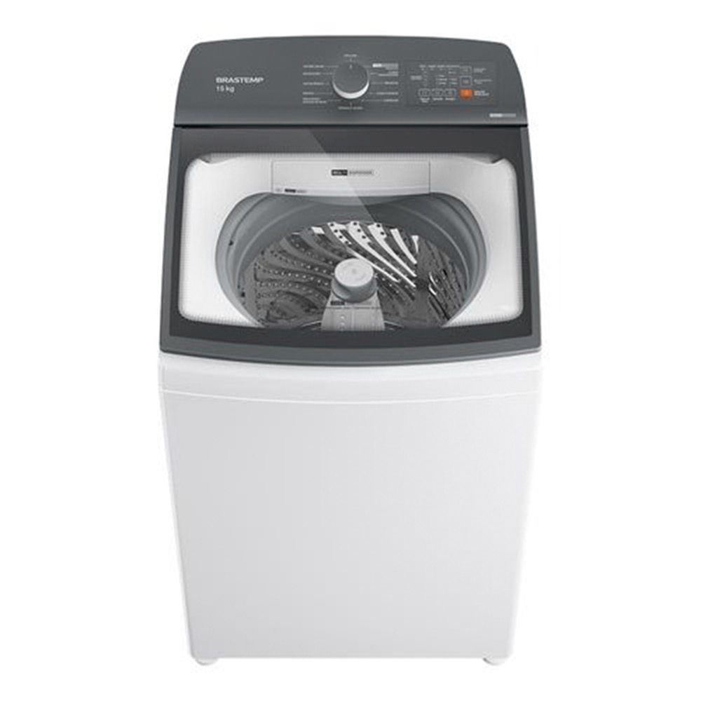 Máquina de Lavar Roupas Brastemp BWF15AB 15Kg com Smart Sensor, Branco - 220 Volts