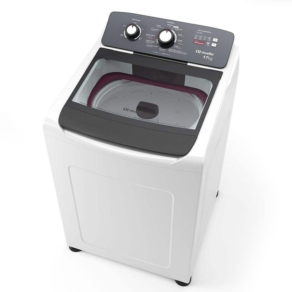 Máquina de Lavar Roupas Mueller MLA17 17 Kg Automática, Branco - 110 Volts