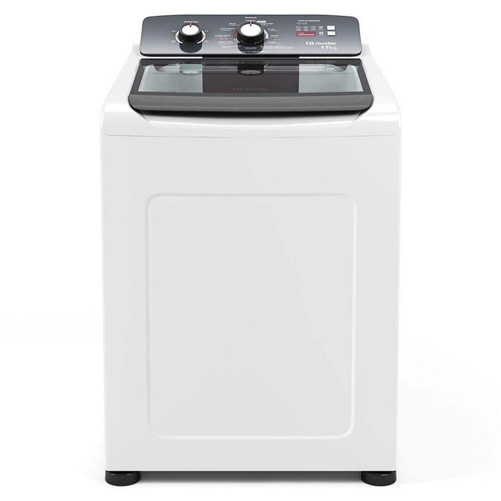 Máquina de Lavar Roupas Mueller MLA17 17 Kg Automática, Branco - 220 Volts