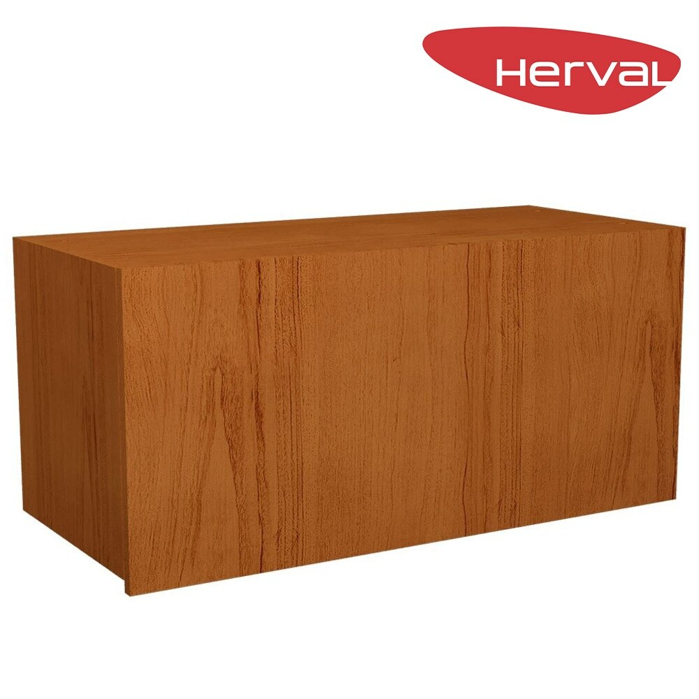 Armário Aéreo de Cozinha 1 Porta Herval Roma, Freijó 80 cm