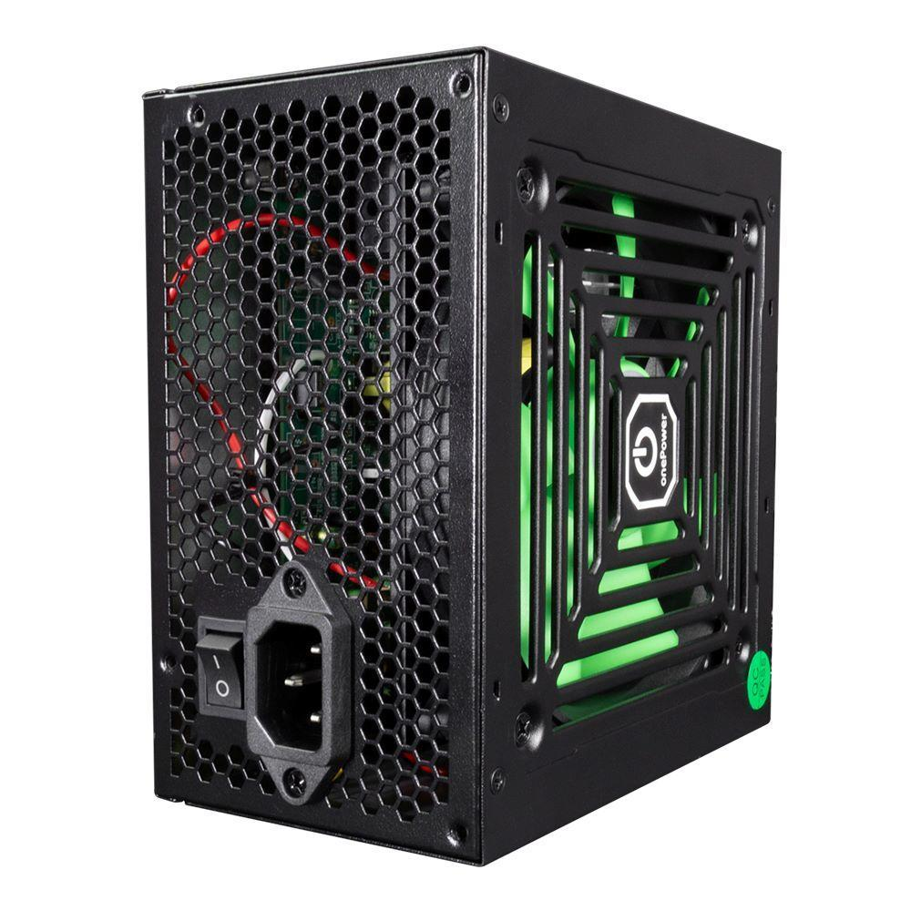 Fonte OnePower 500W Bivolt Preto - MP-500-OPASW Fonte OnePower 500W Bivolt Preto - MP-500-OPASW