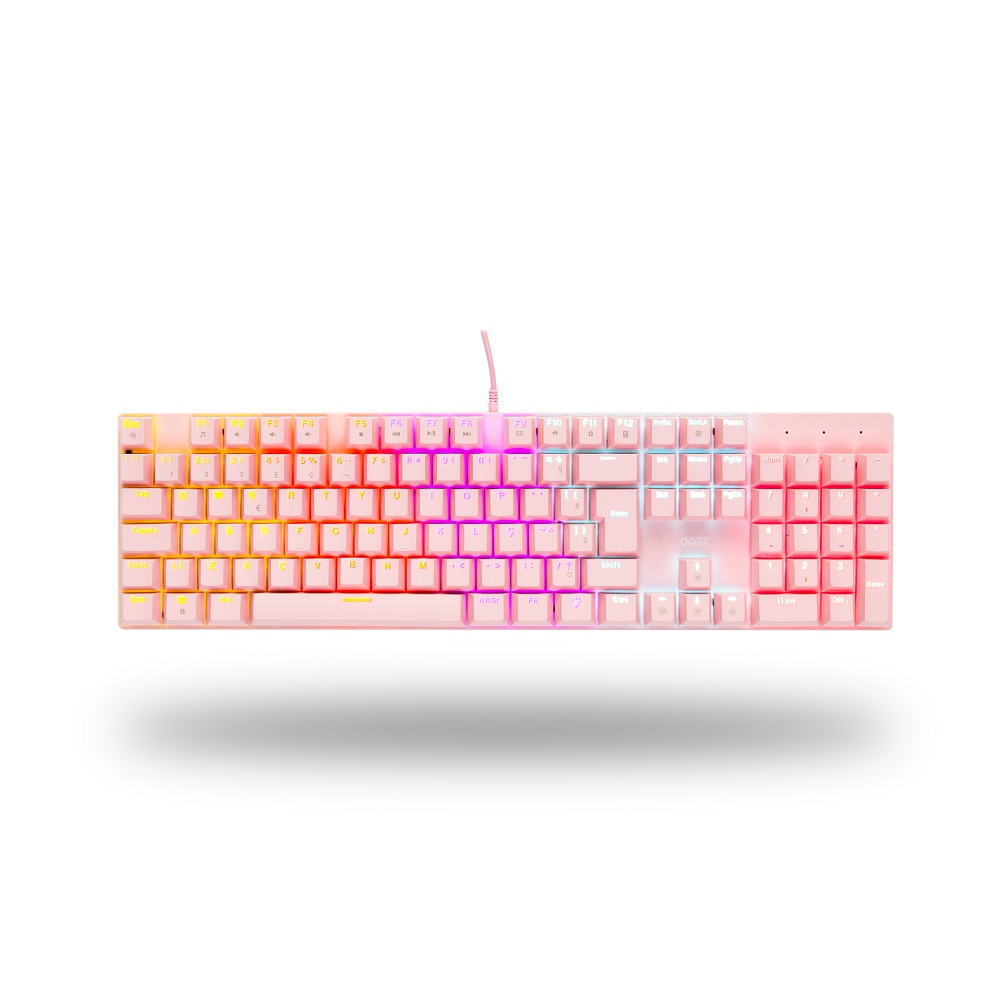 Teclado Mecânico Dazz Orion Essential RGB C/Fio Rosa
