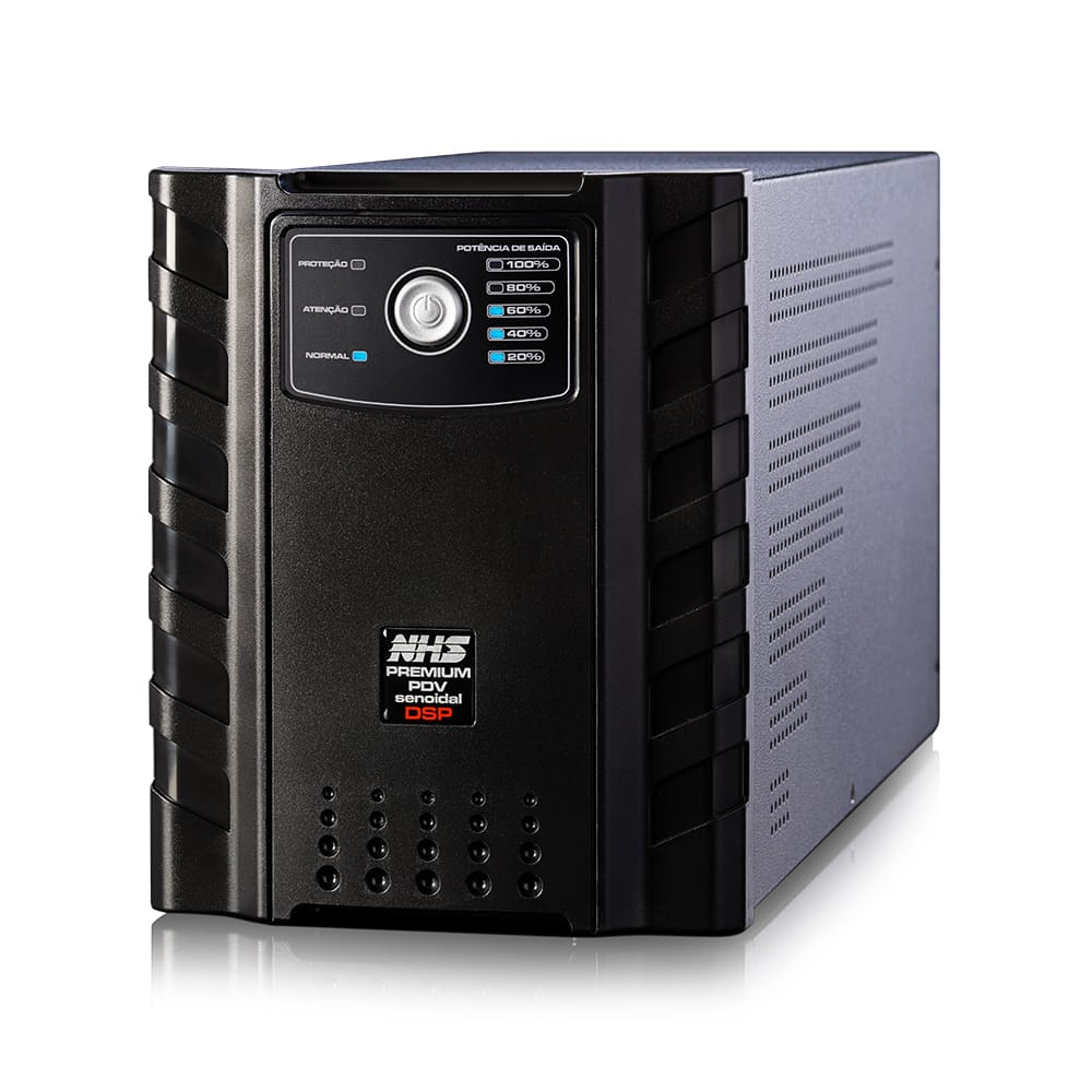 Nobreak NHS Premium Senoidal 2200VA E.Bivolt S.120V ou 220V (jumper interno) baterias 6 x 9Ah ENG USB - 91.C0.022302