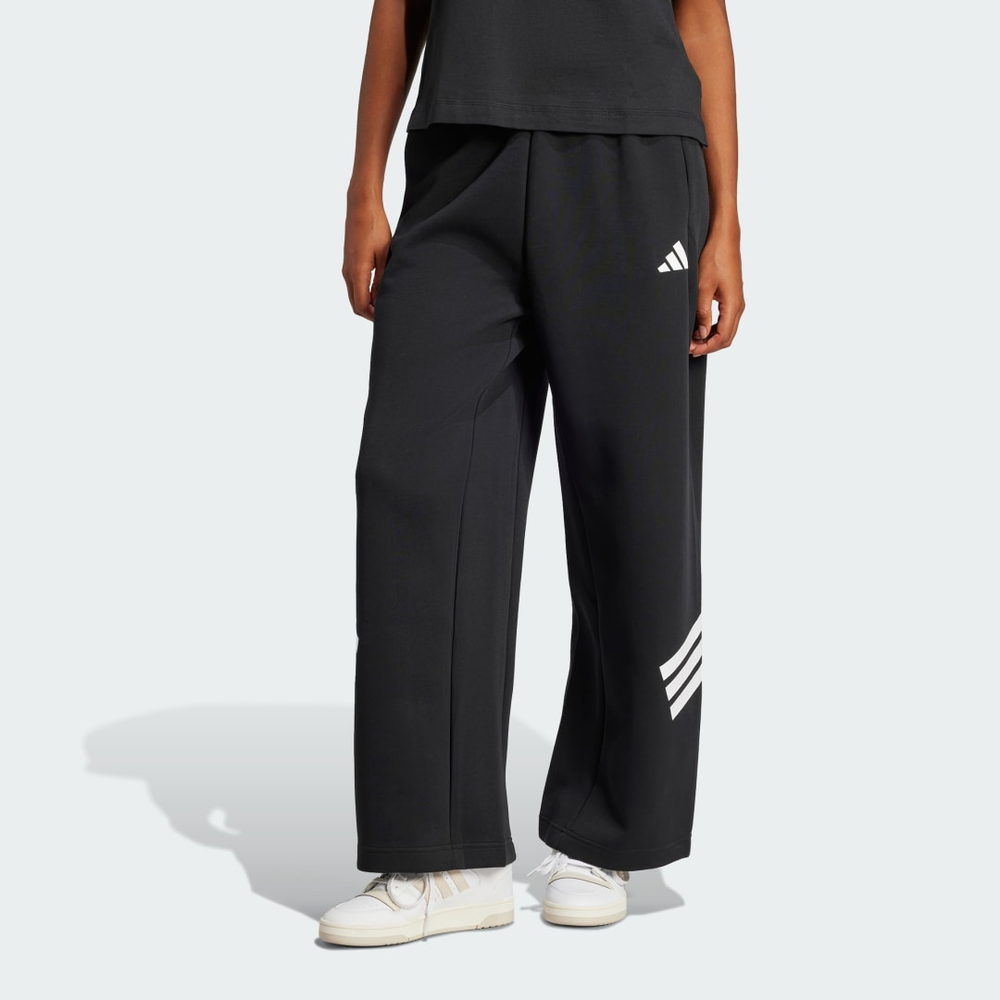 Calça Barras Abertas Future Icons Três Listras Mulher adidas