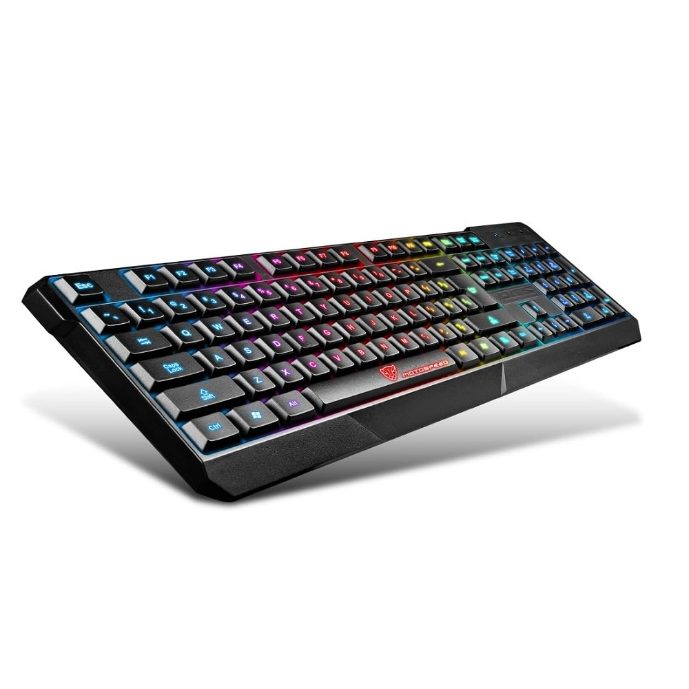 Teclado Gamer Motospeed Rainbow Membrana ABNT2 - K70