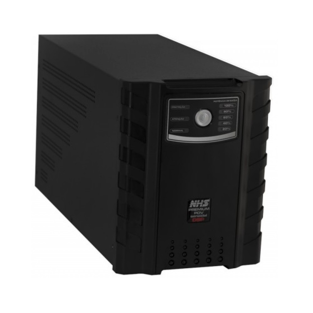 Nobreak NHS Premium PDV Senoidal 1500VA E. Bivolt Saída 220V ou 120V (Jumper Interno) Bat 4x7Ah ENG USB - 91.B1.015003 Nobreak NHS Premium PDV Senoidal 1500VA E. Bivolt Saída 220V ou 120V (Jumper Interno) Bat 4x7Ah ENG USB - 91.B1.015003